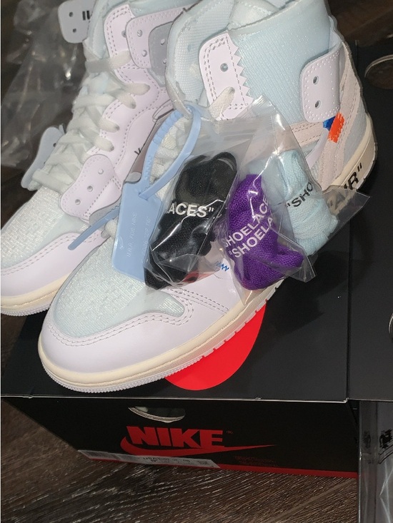 Jordan Other - Nike Air Jordan 1 High VAA Alaska Size 8.5 DS OG All Virgil Abloh Off White